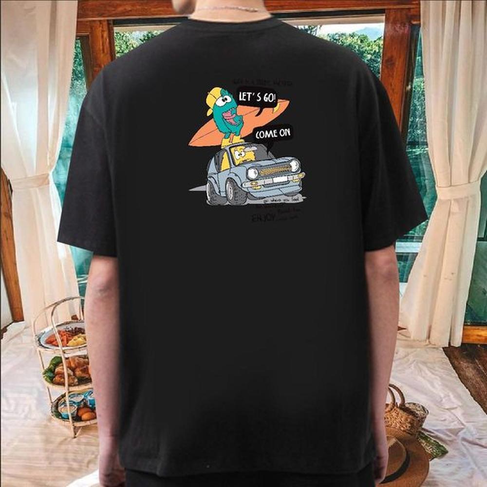 New Arrival Tshirt for Man Woman 230g Cotton Hip Hop role Crew Neck Breathable T shirt Designer Cartoon Print Clothes