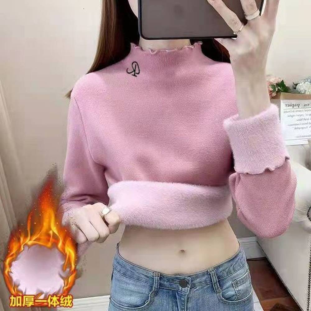 new designer autumn and winter womens thick flannel cotton