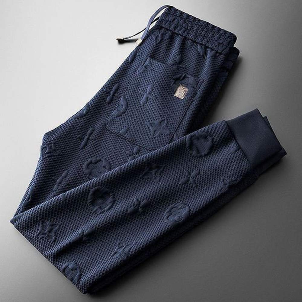 New Designer Clothing Tracksuits Fashion Pant New Casual Pants Simple Trendy Tie Feet Slim Fit Sports Guard Pants for Men Sportswear Asian s