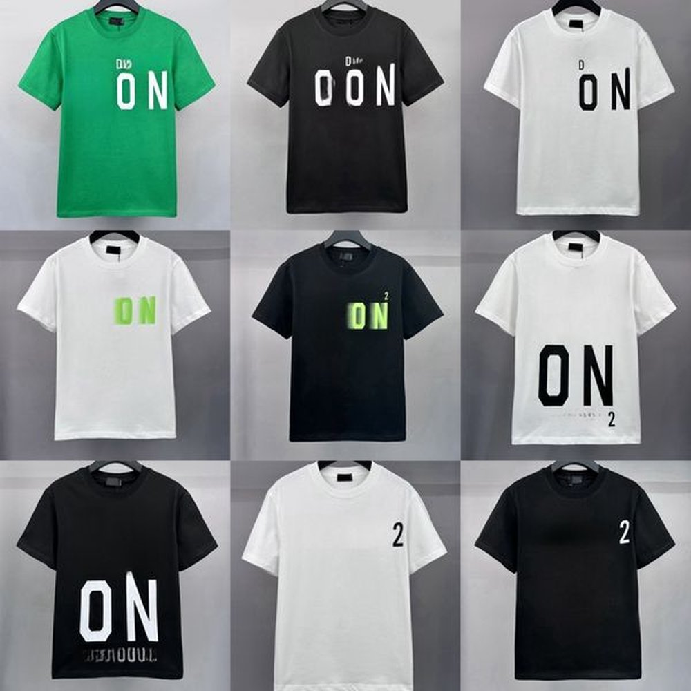 2024 new designer men dsquares tshirt Designer dsquares jeans shorts Mens Polo shirt tops Luxury Print Shorts O-Neck Short Sleeve Mens Shirt