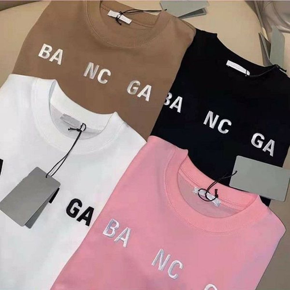 new Designer of luxury Men's T-Shirts Paris fashion brand t shirt Clothing BB letter short sleeve cotton Crewneck spring summer tide me