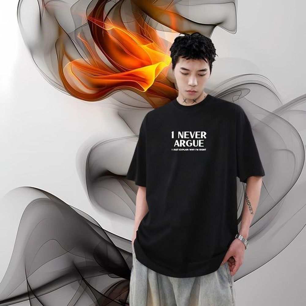 New Designer T Shirt For Man Daily Wear Tshirt for Man Woman letter Loose Fit Breathable Crew Neck 230g 100% Cotton Graphic Tees Shirts