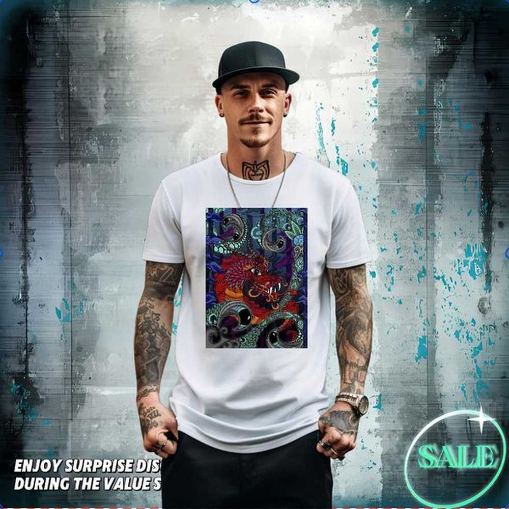 New Designer T-Shirts for Men terror Clothings 230g Pure Cotton Anime Printing Street Wholesale Floral Print Breathable Soft Couples T Shirt