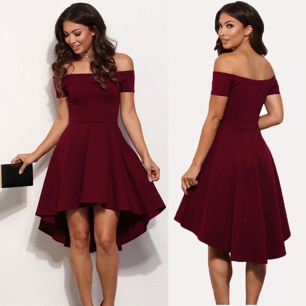 new fashion party princess kneelength aline dress summer short sleeves