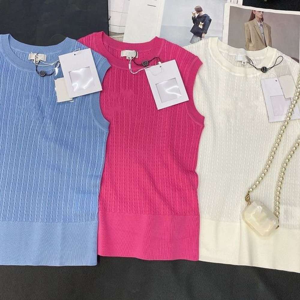 new fashion womens knits wear sleeveless designer sport highend luxury