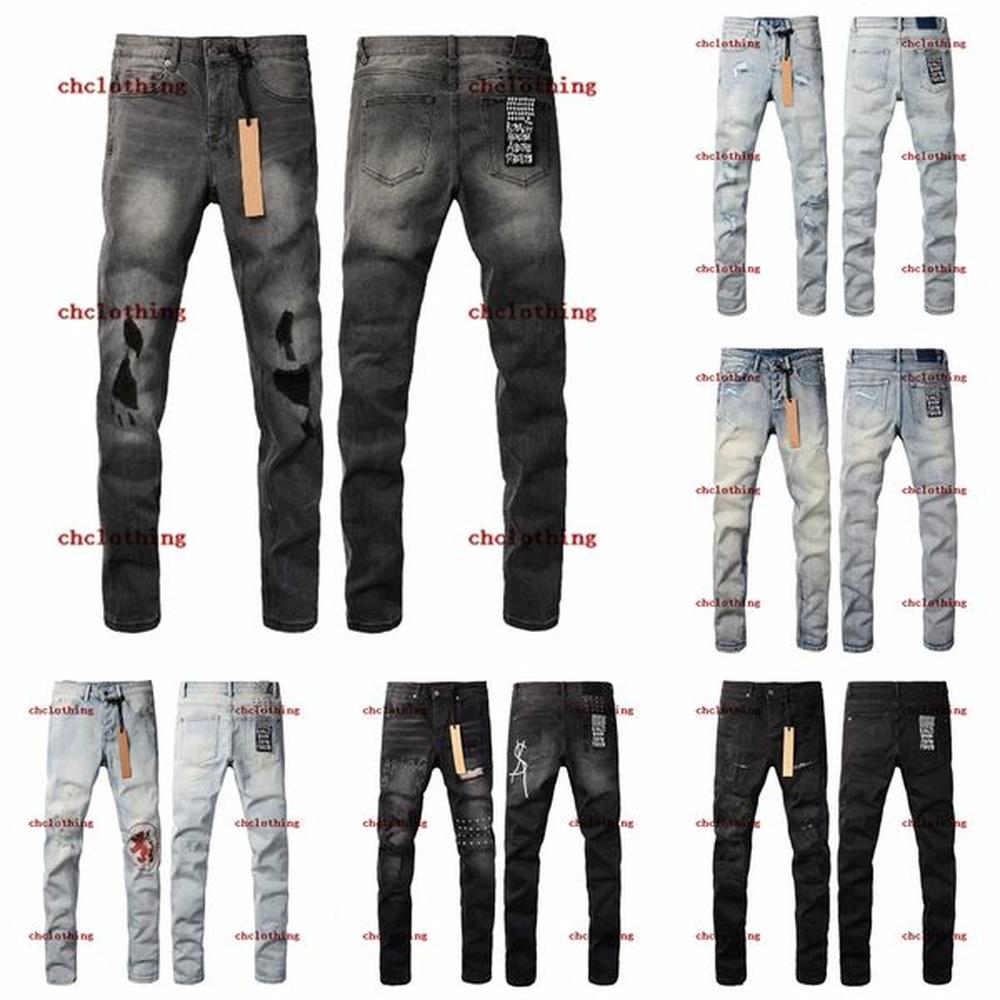 2024 new Ksubi Jeans Denim Trousers Mens Jeans Designer Jean Men Black Pants High-end Quality Straight Design Retro Shinny Casual Sweatpants