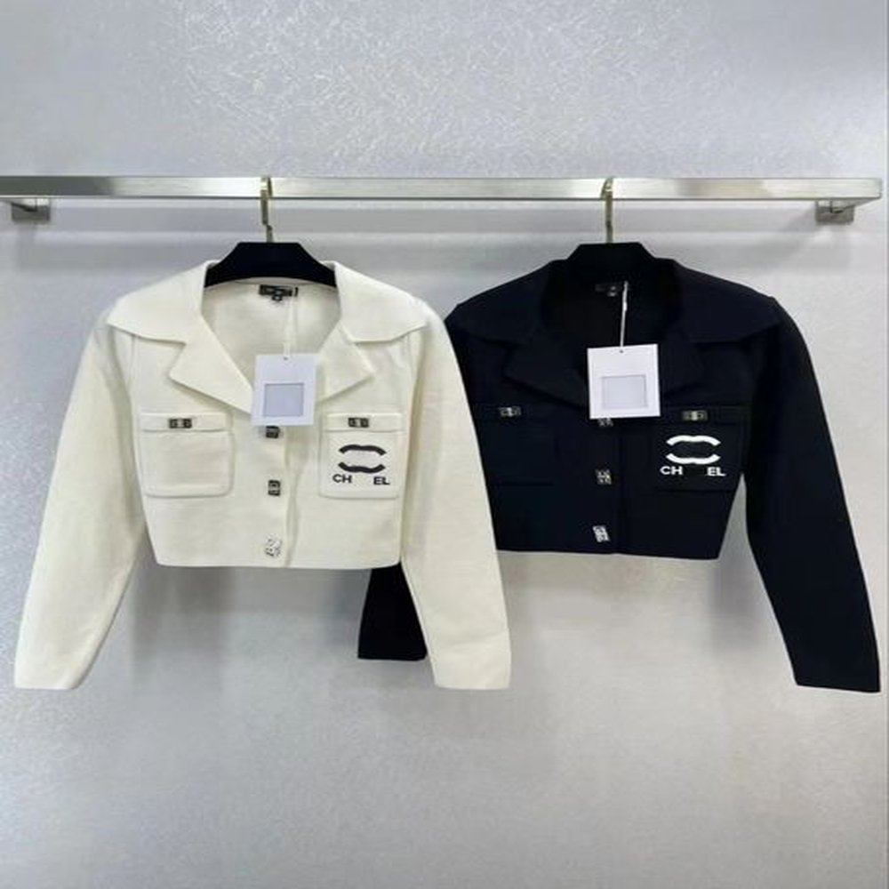 new long sleeved top knitted sweater small fragrant style suit