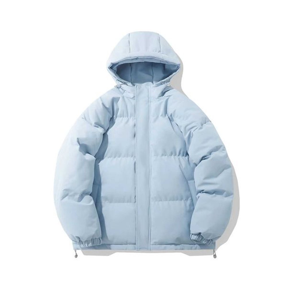 New Loose Hooded Solid Color Thick Warm Down Jacket for Winter 2024C241113