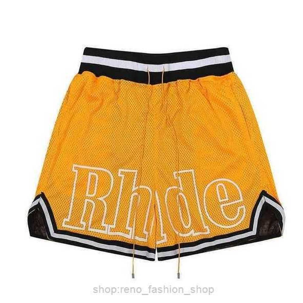 New Mens Designer Shorts Rhude Summer Fashion Beach Pants Men Women High Quality Street Wear Red Blue Black Purple Short Us Size:s-2xl 8 Z1A