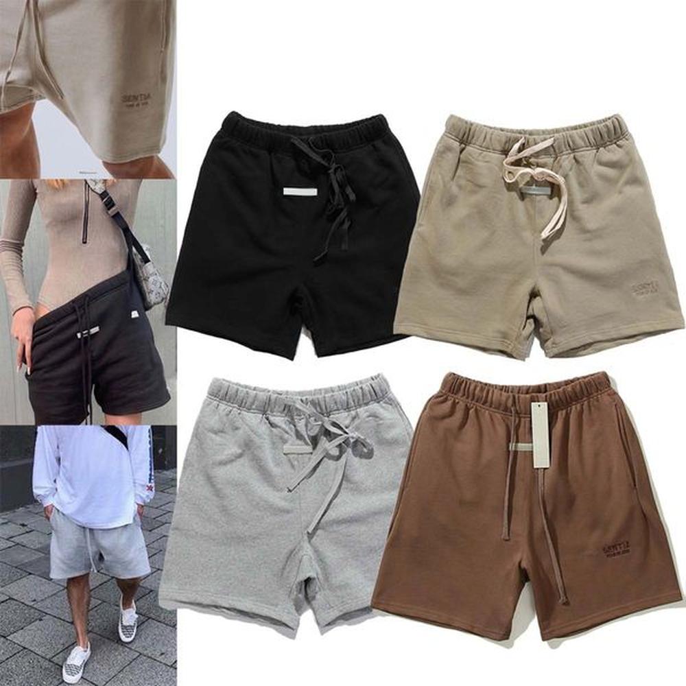 new men's Fashion High quality Summer Cotton Terry shorts European and American hip hop street style 888