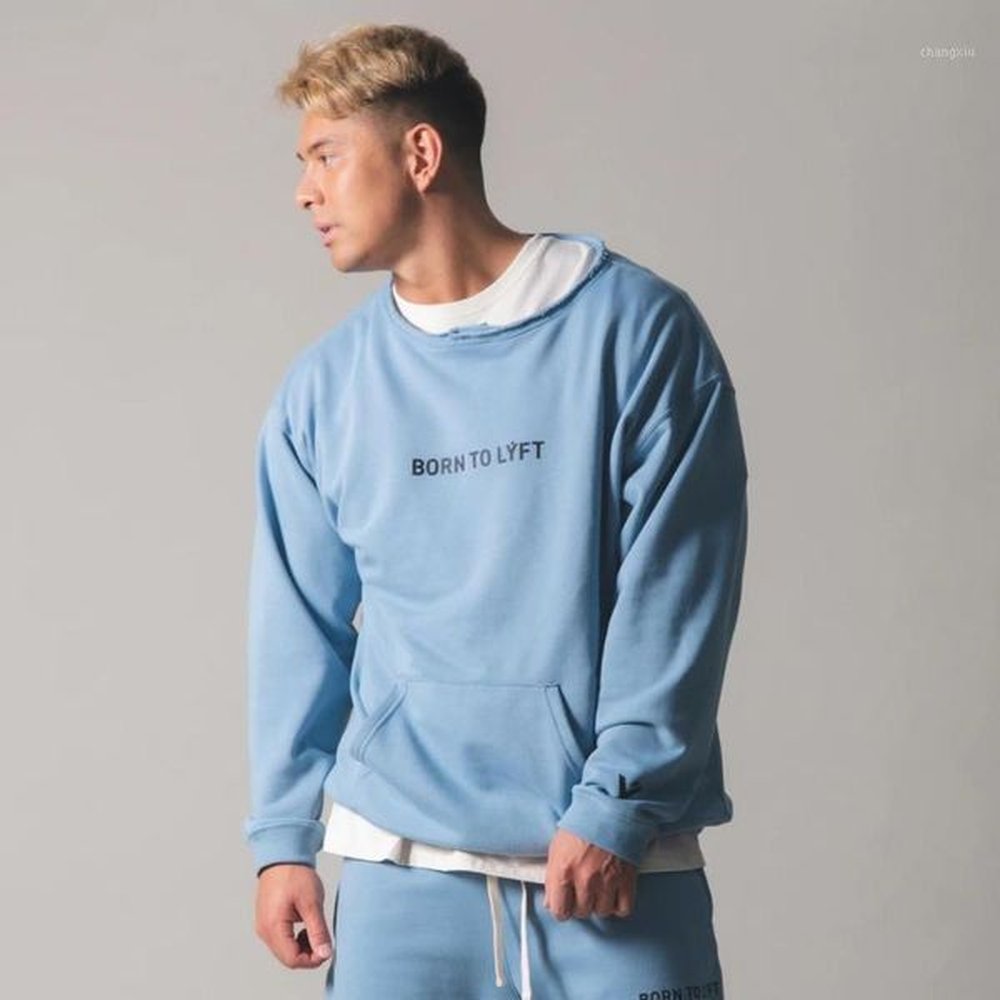 2020 New Men's Hoodies Sweatshirts Cotton Pullover Fashion Streetwear Mens Clothing Jogger Loose Sportswear Brand Quality Hoodie1