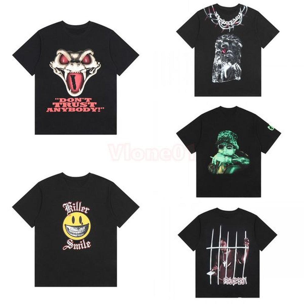 New Mens T Shirt Fashion Designer Printing Cotton Mans Tees Polos Street Shorts Sleeve Clothes Tshirts Size S-XL