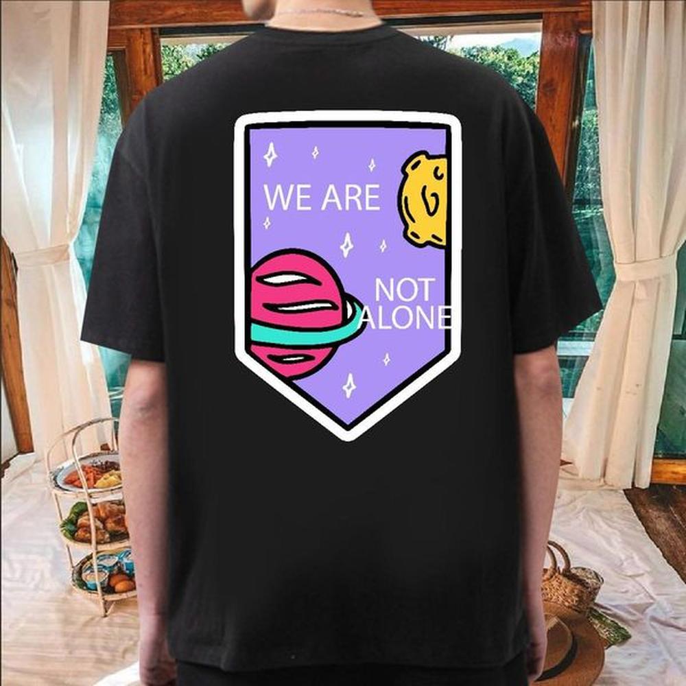 New Mens Tshirts 230g Pure Cotton Daily Wear universe Crew Neck T Shirt For Man High Quality Customized Tops Tees