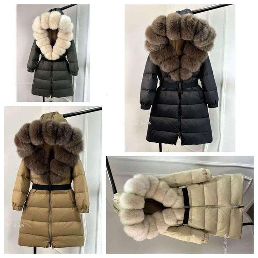 new natural thick warm white duck down coat