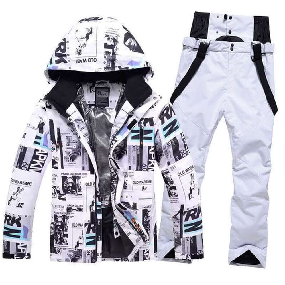 New Outdoor Warm, Breathable, Windproof, Waterproof Thickened Suit Set, Single Double Board, Men's Women's Ski Clothes And Pants M