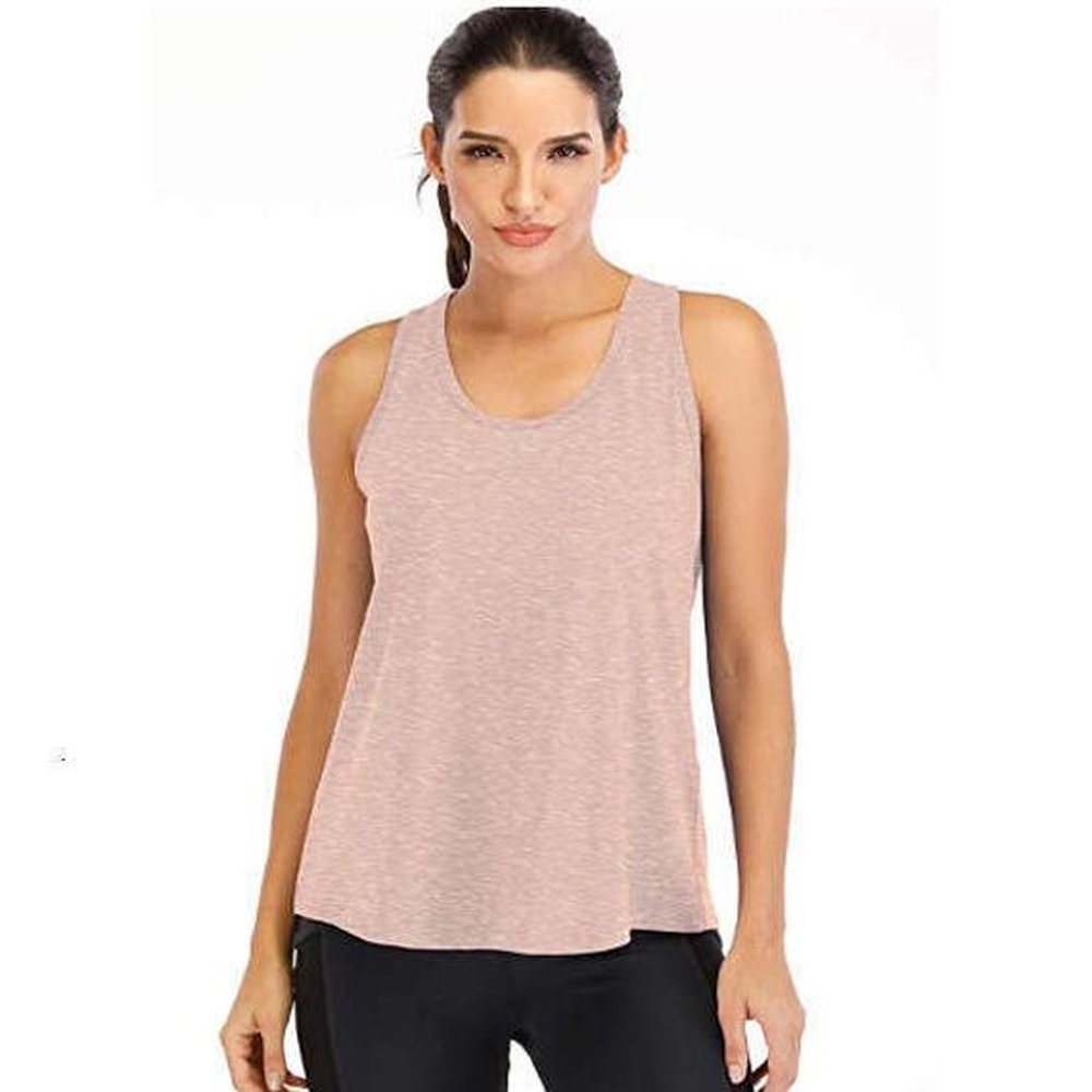 new sports loose ishaped womens mesh backless running vest