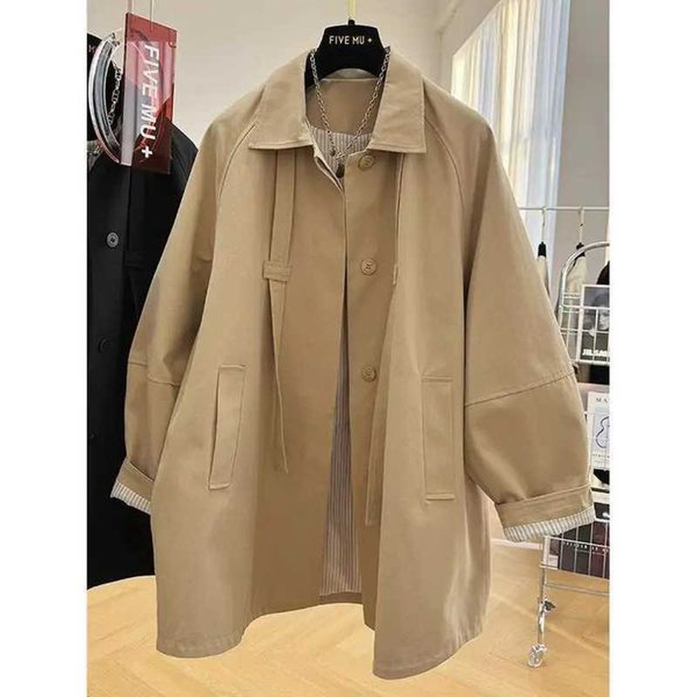 new spring autumn trench coat women fashion korean loose