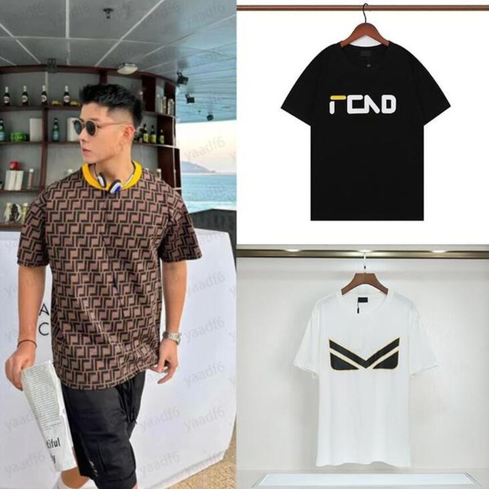 New Summer Men's Plus Tees men's large size men's T-shirt Designer high-end Luxury Male and Female couples the Same style wom