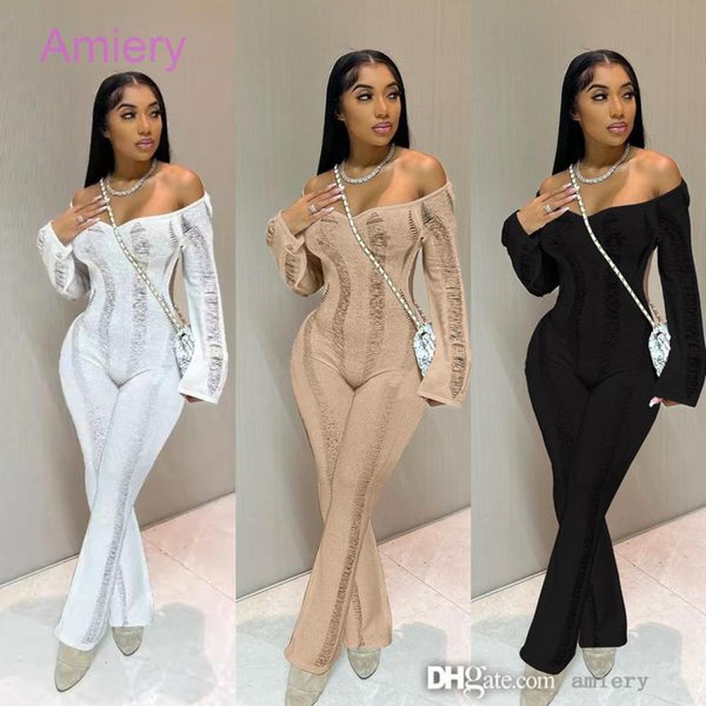 new thin knit crochet jumpsuit playsuit onepiece body suit
