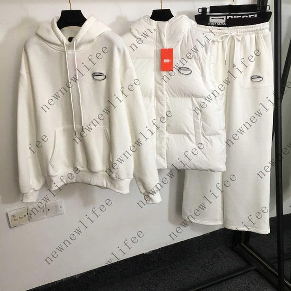new winter women s three piece suit chest logo embroidered