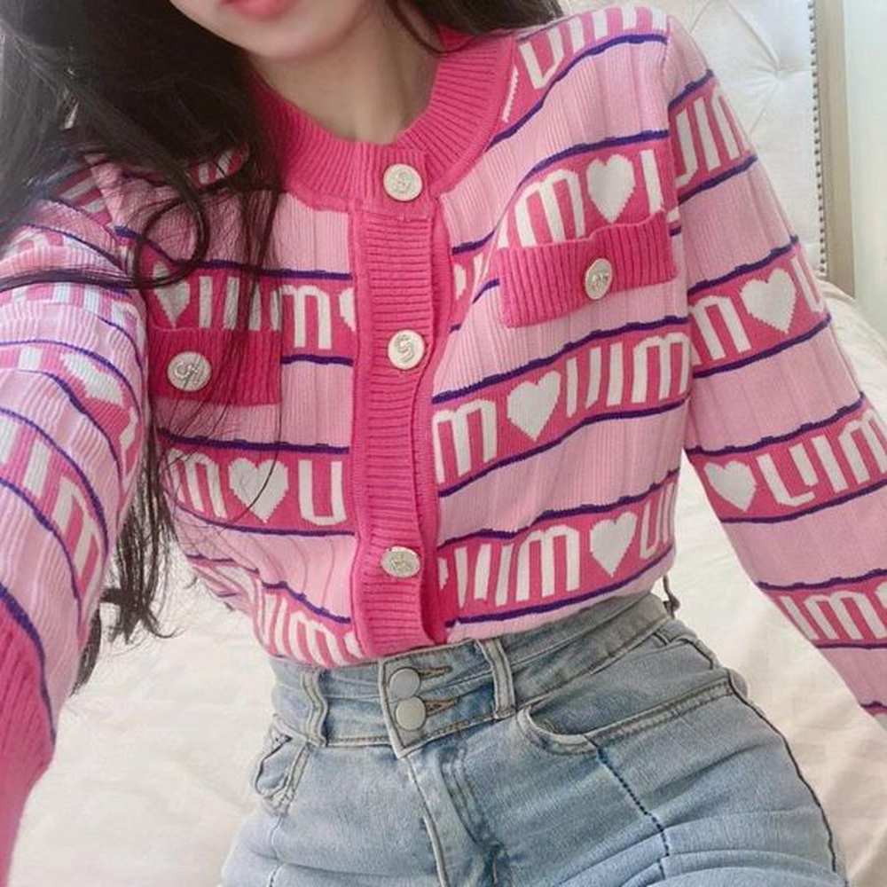 new womens sweaters style heart matching color designer p women