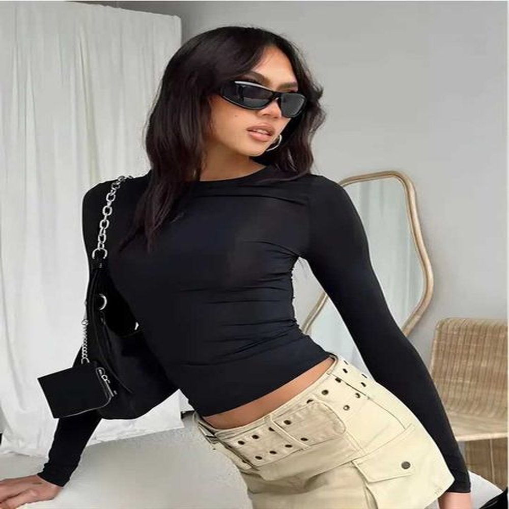 new womens tracksuit tshirt slim fit long sleeved fitness coat