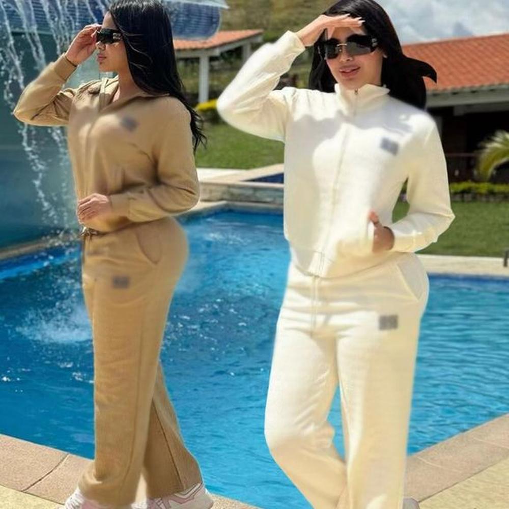 new womens tracksuits long sleeved pants piece set brand