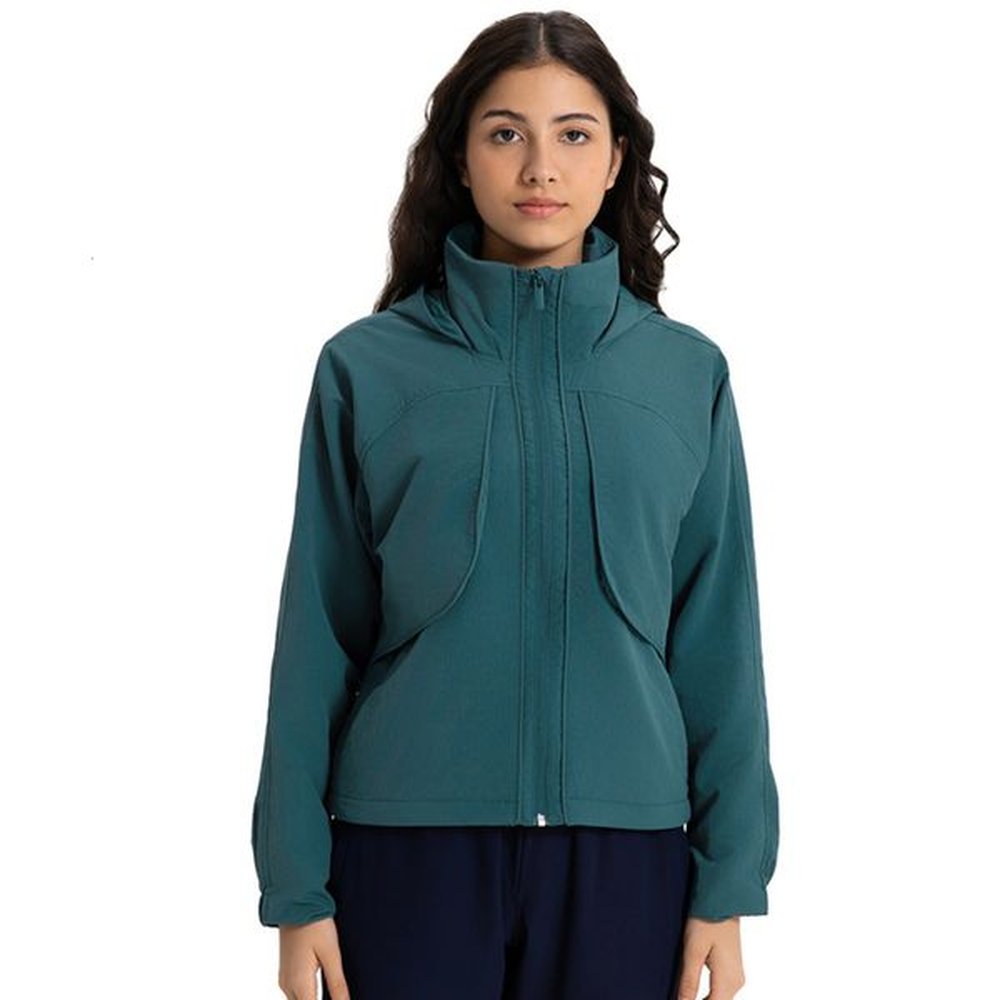 new woven windproof and rainproof versatile hooded jacket for women