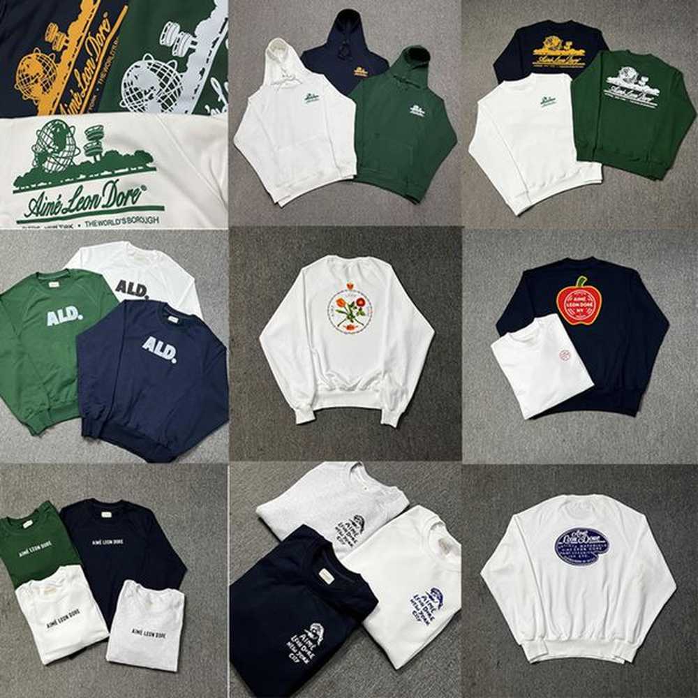 New York Queens Landmark Architectural Print Hooded Simple and Versatile Letter Sweater gfas22t