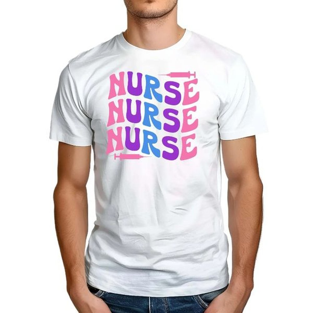 Nurse Customized T Shirt Design 100% Cotton Men Women Unixex Tshirt Your Own Photos Logo Graphics Diy T-shirt Streetwear Tees