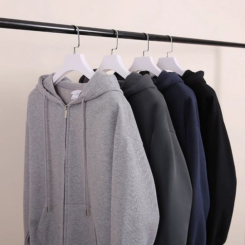 NXXTRESS High Street Hoodie Retro Zip Up Long Sleeve Loose Jacket Coats Haruku Casual Gothic Hooded Sweatshirt Y2K Streetwear