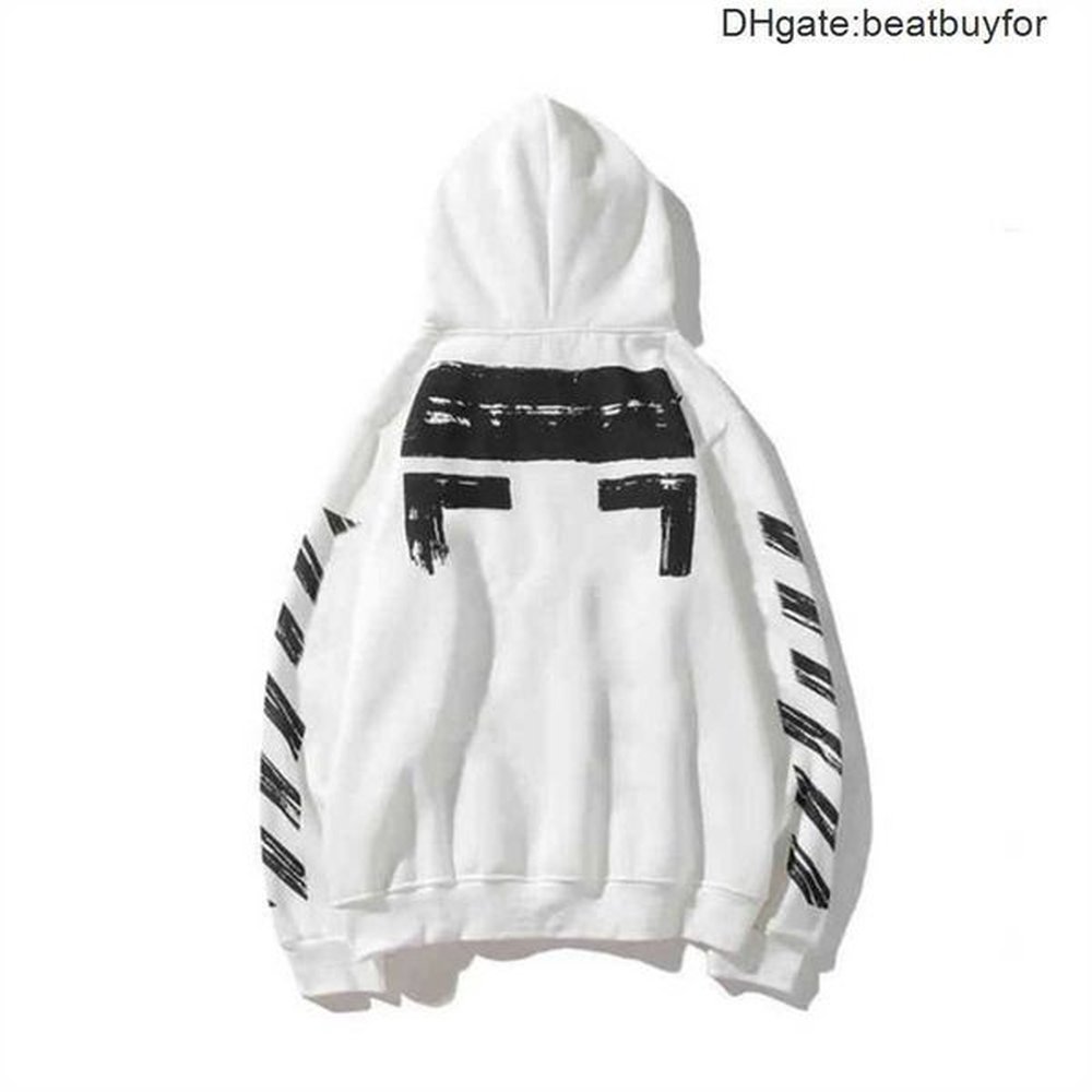 Ofs fashion Luxury Designer Offs Sweaters New Fashion Sweatshirts Brands Off Style Hoodies Argan Oil Painting Arrow Printing Mens Womens Pul