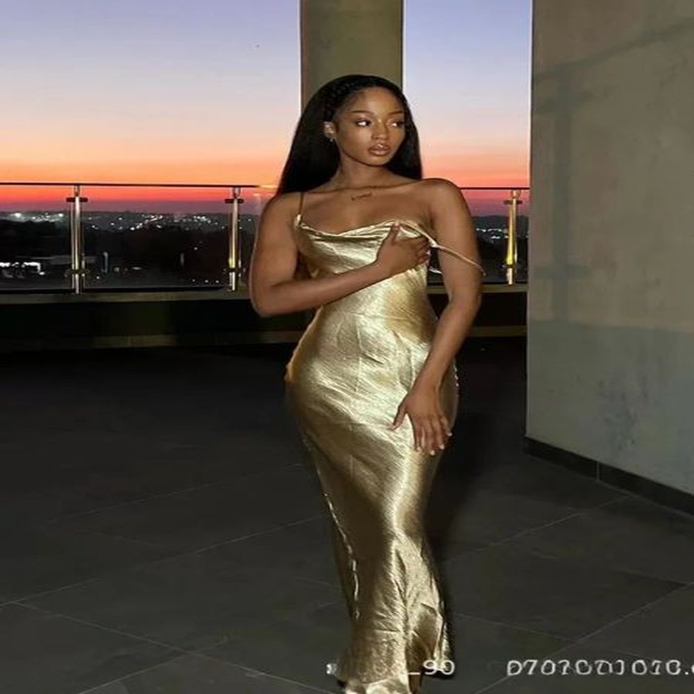 oligai elegant satin backless maxi dress for women gown summer