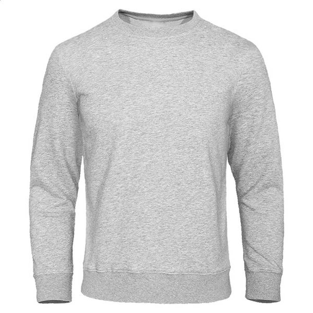 Oversized Pullover Solid Color Warm Men Clothes Fashion Crewneck Hoody Casual Loose Sweatshirt Oversize Street Sportswear 240722