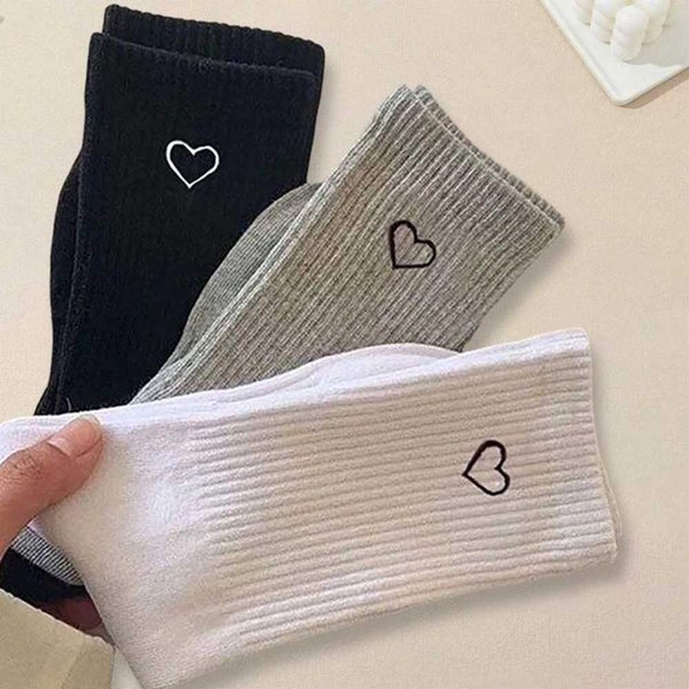 pairs women love socks trendy versatile cute short socks
