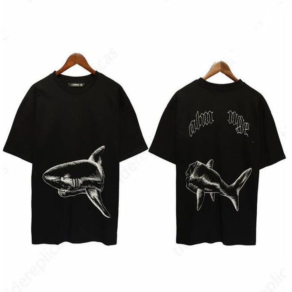Palms Angles Brand Men's T Shirts Graffiti Shirt Palms Palmangel City Designer Inkjet Palms Angles Hoodie Sailboat Short-sleeved Casual