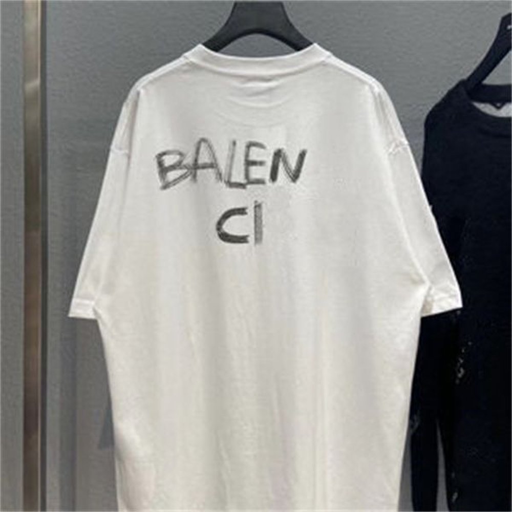 Paris Designer Clothes New mens and womens Designer t shirt Printed Fashion Menswear T-shirt High quality Luxury 100%Cotton Casual balenciaa