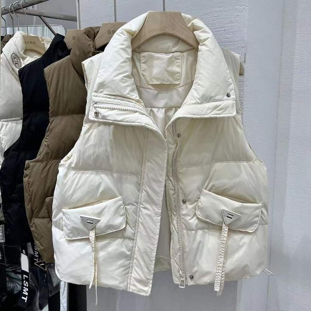 paris down vest autumn and winter womens vest brand fashion