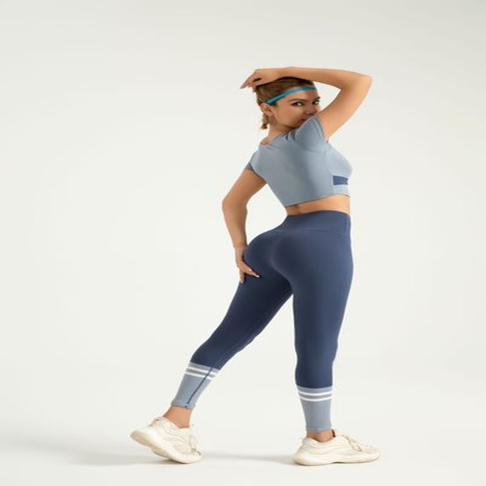 patchwork seamless yoga leggings for fast drying comfort