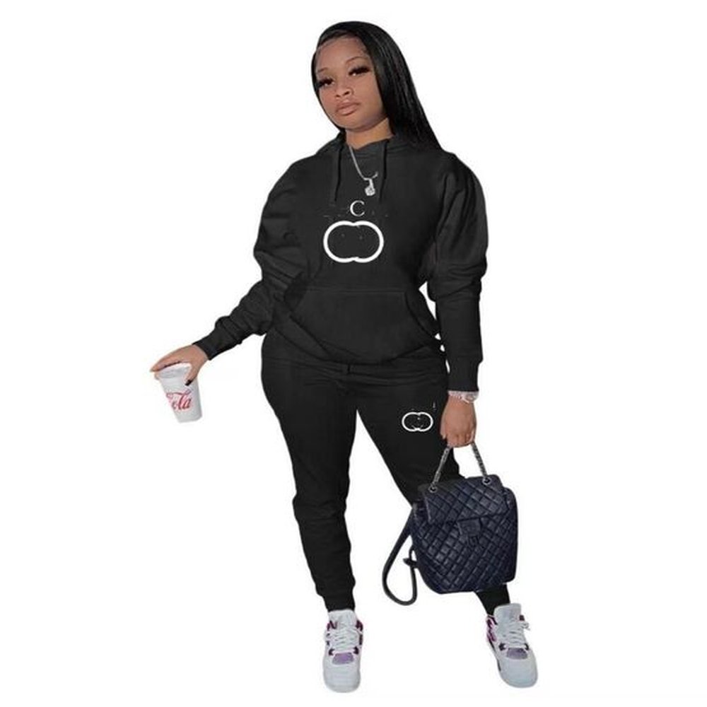 pcs set womens tracksuits fleece long sleeve pullover warm top