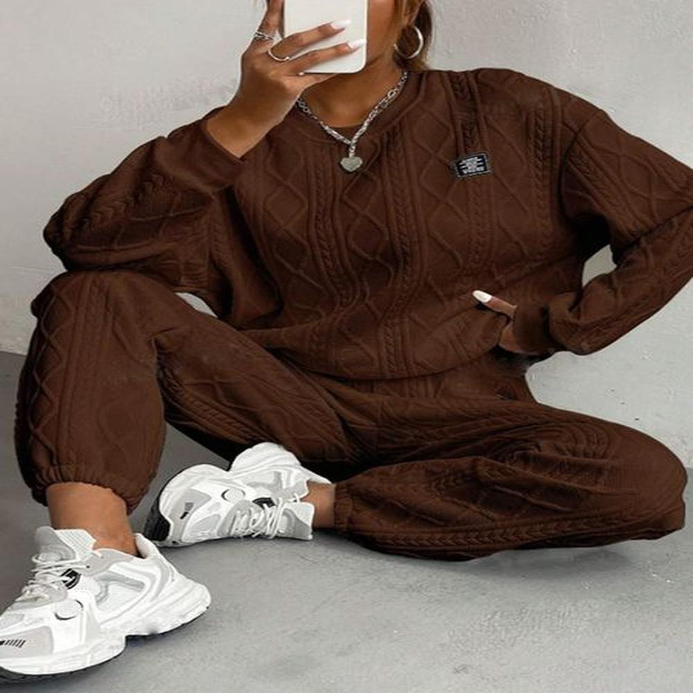 pcs women casual suit hoodie autumn winter fashion piece