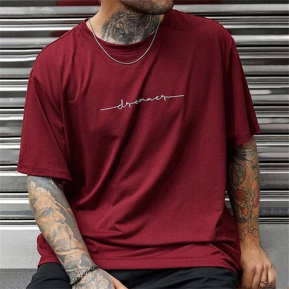 2Pcs/Set Simple Summer T-shirt High-quality Men's Top Everyday Casual Sports Shirt Trend Clothing Oversized Loose Short Sleeve