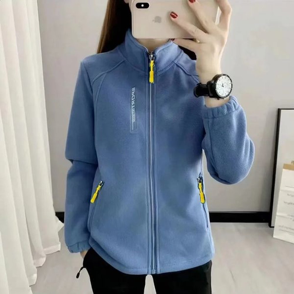 plus size fleece coats for women winter spring warm casual