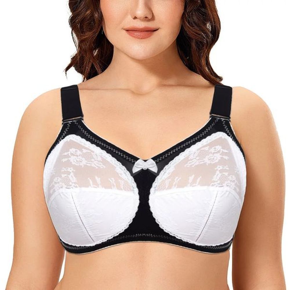 plus size lace bras for women big thin minimizer bra