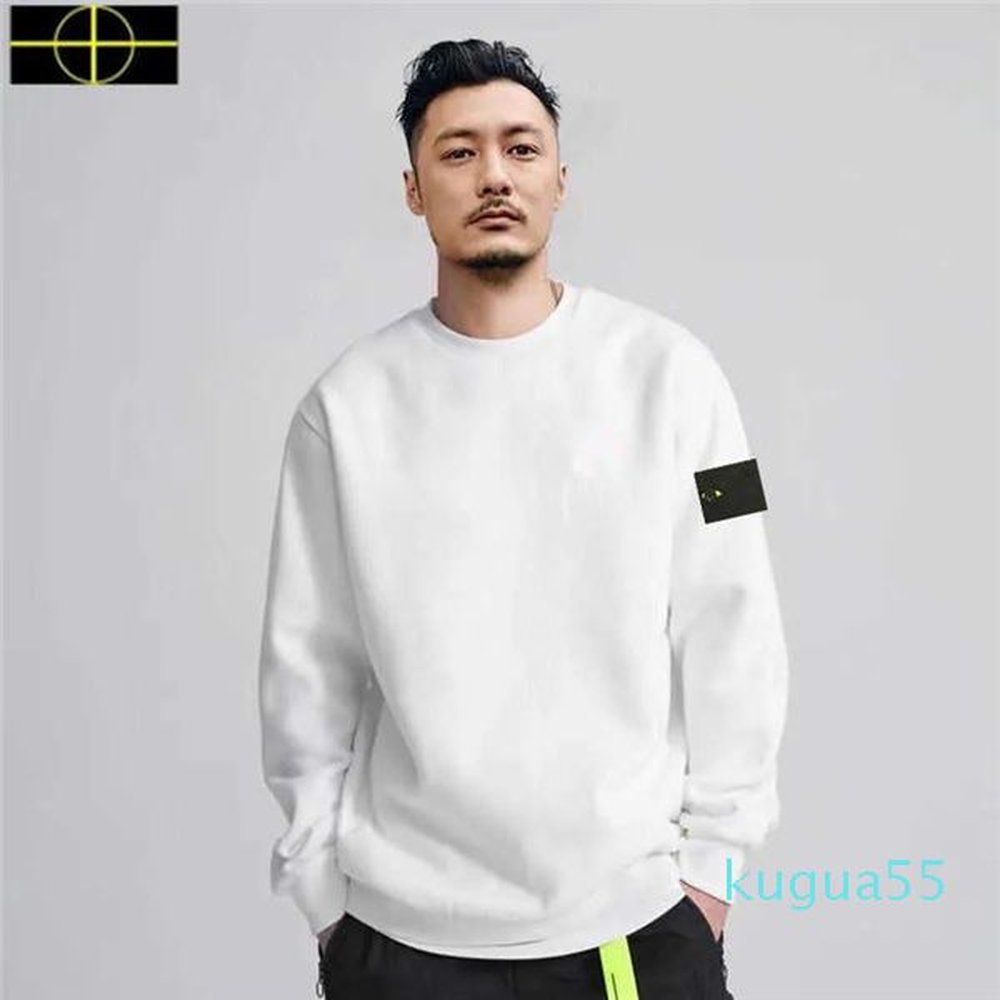 plus size stone Jacket Mens island Sweatshirt Designer Casual Pullover Fall O Neck Black Hoodie Womens Long Sleeve is land Sweater Compass T