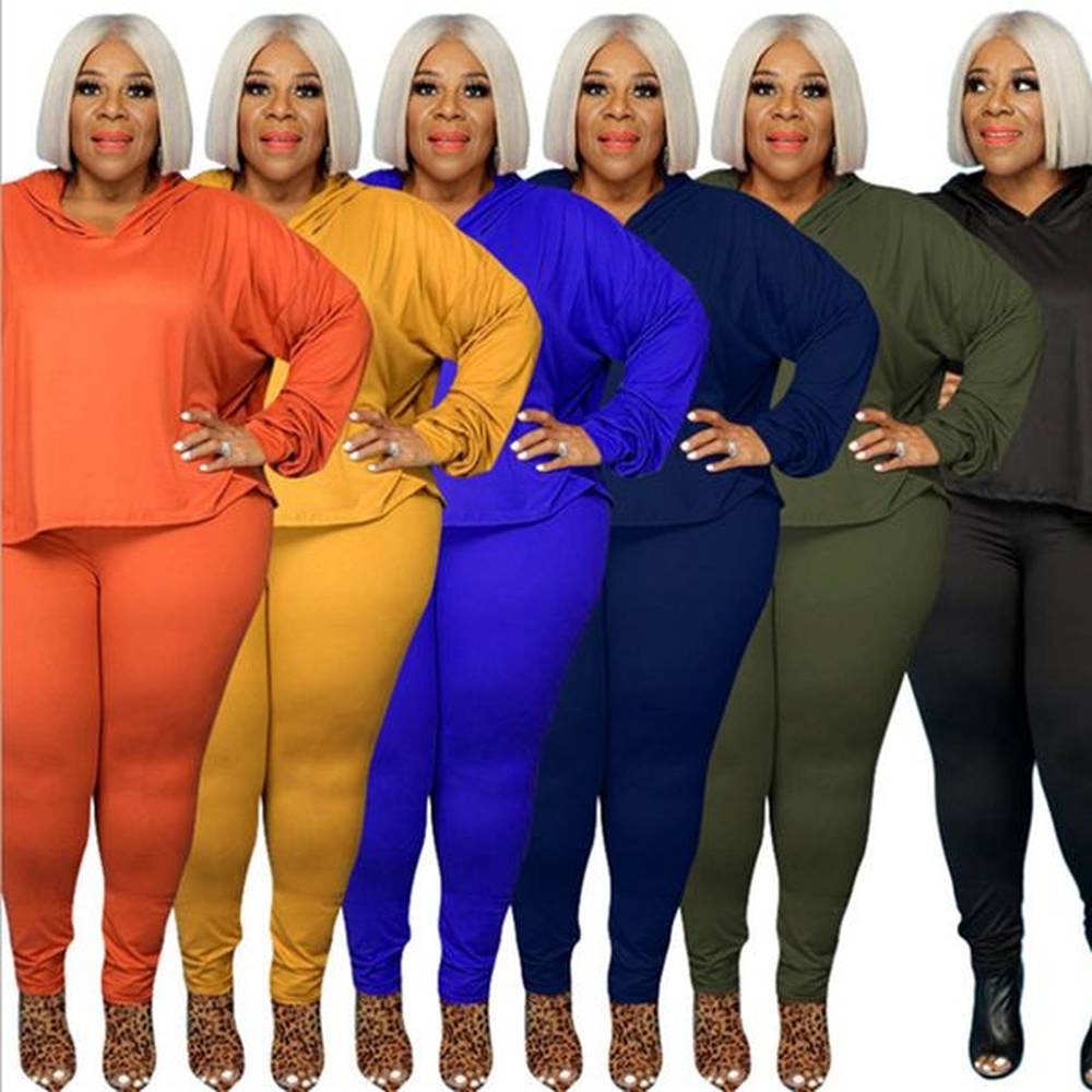 plus size x x xl women bigger size sweatsuits fall
