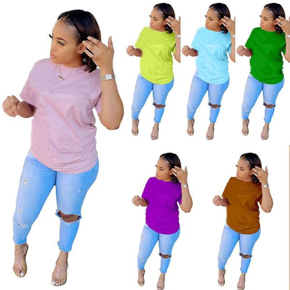 plus size xl women tshirts top summer clothes casual short