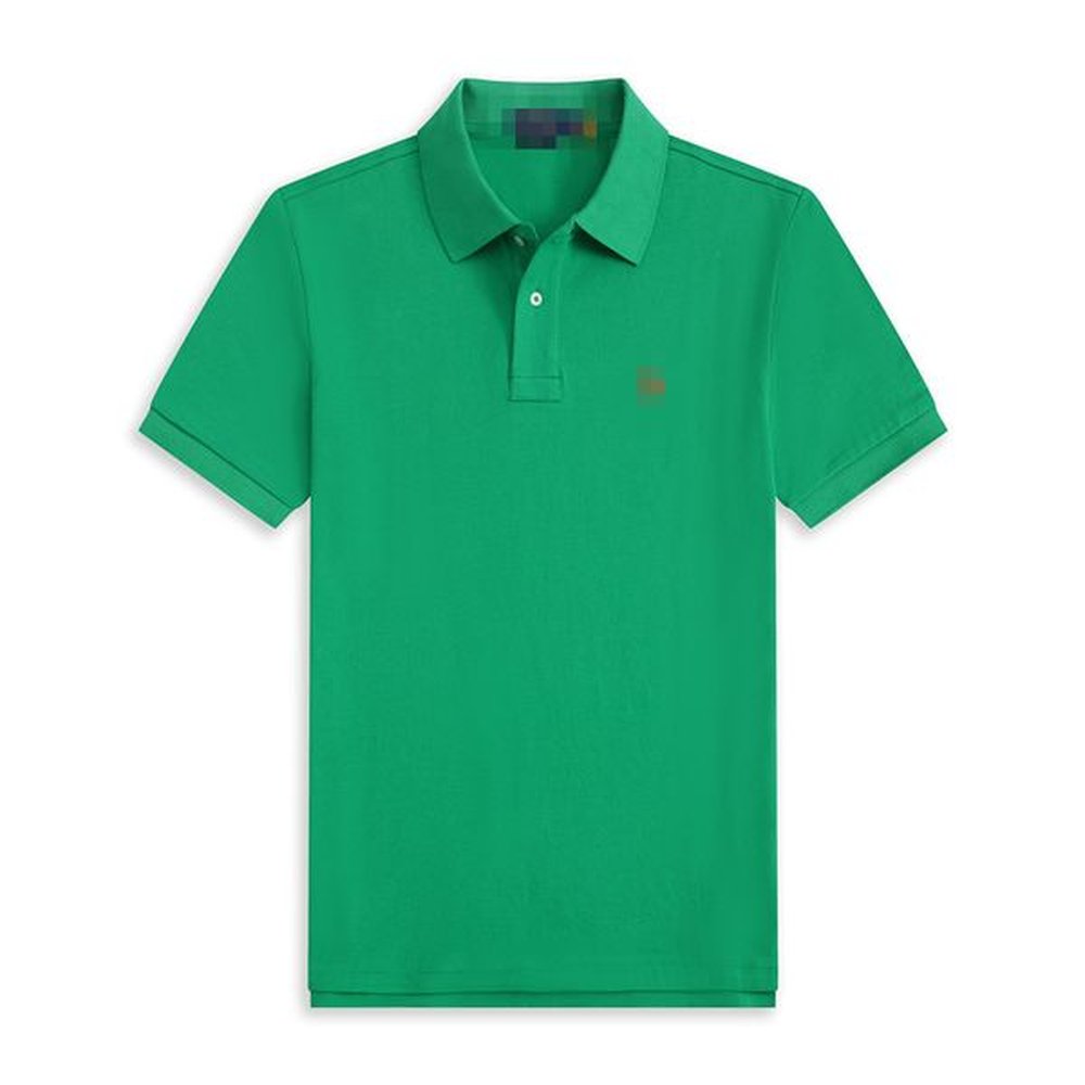 Polo Pure Cotton Short Sleeves Ralp Brand Fashion Laurens Clothing High Quality Top Summer Mens T-shirt Colorful Embroidered Exquisite Busin