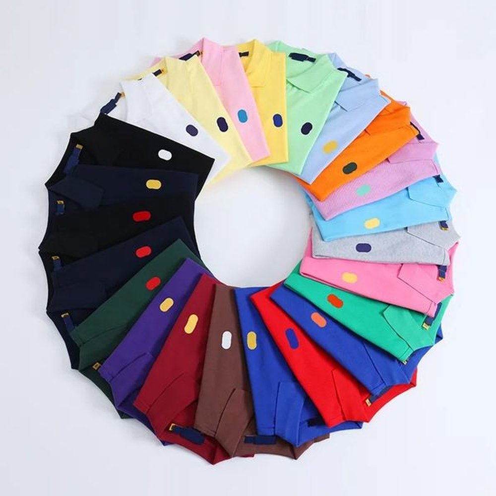 POLO Tshirts Designers Fashion T Shirts Polos Mens Women T-shirts Tees Tops Man S Casual Chest Letter Shirt Luxurys Clothing Sleeve Clothes