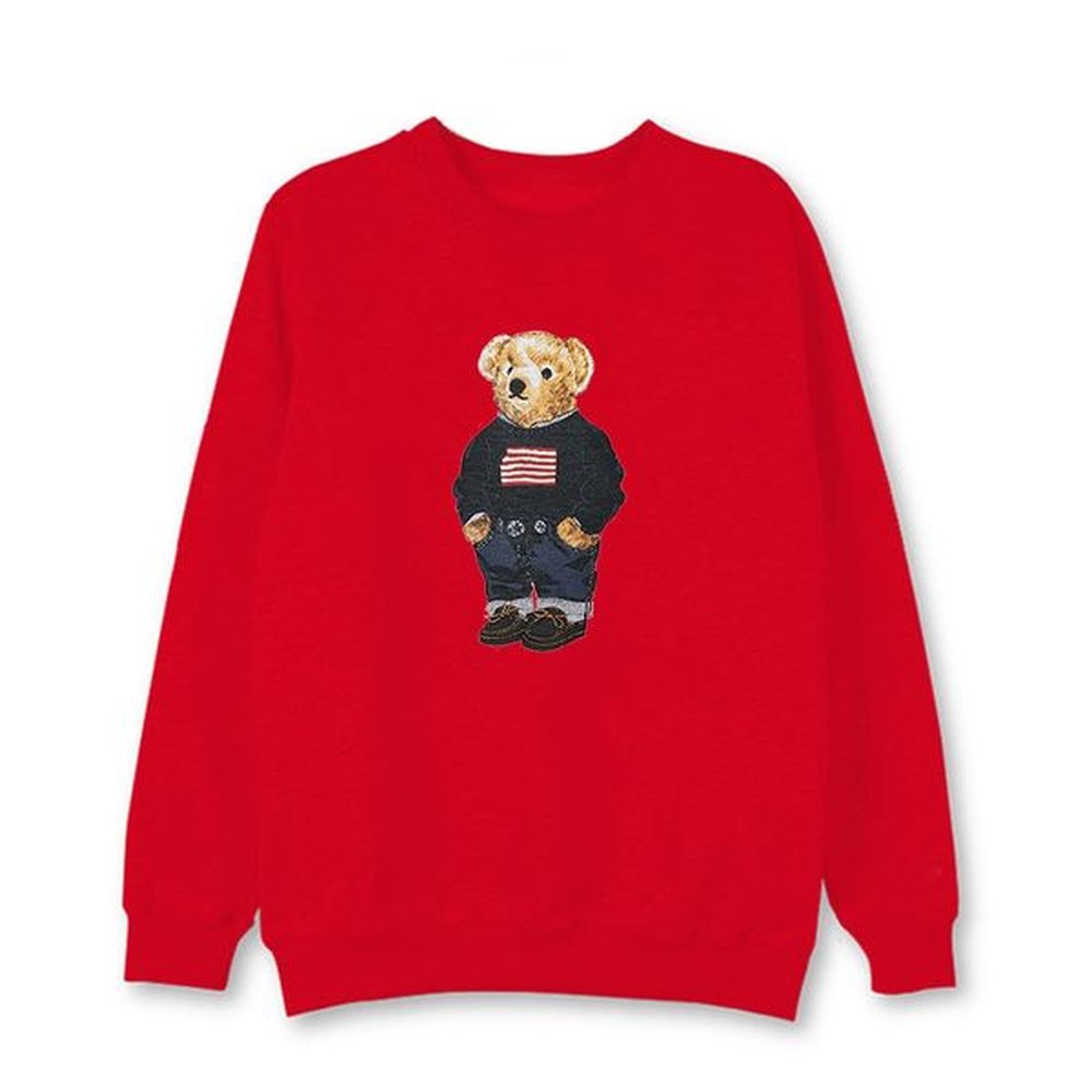Polobear High Quality Print Polos Bear Sweater Pony Sweatshirts Thick Cotton Tracksuits Long Sleeves Sweat Shirt Meiclothes Ralphly Laureen